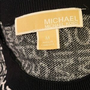 Michael Kors Women's Blouse in Black and Gray